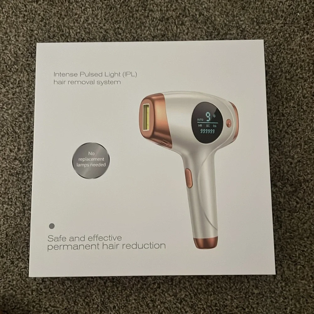 3-in-1 Laser Hair Removal Device with 9 Levels NWT